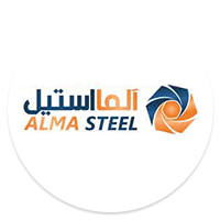 Logo-آلما استیـــل